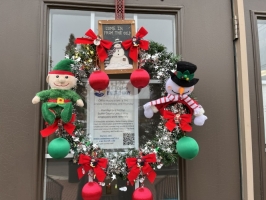 Elf and Snowman Winter Wonderland